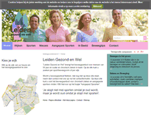 Tablet Screenshot of leidengezondenwel.nl